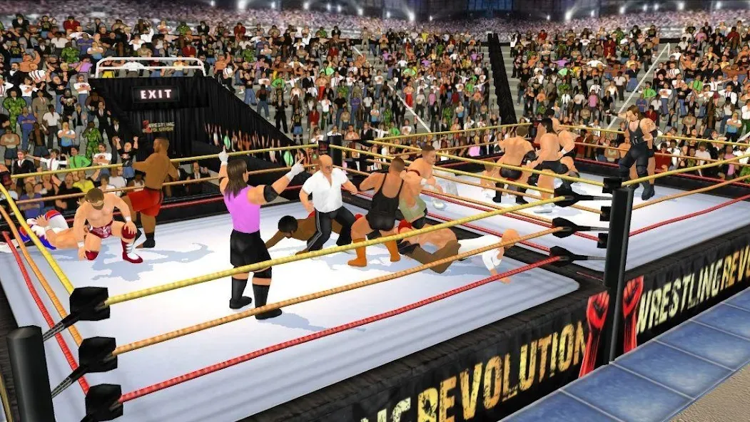 Wrestling Revolution 3D (Реслинг Революшн 3Д)  [МОД Все открыто] Screenshot 5