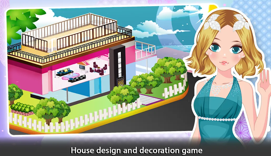 Girl Doll House - Room Design  [МОД Много монет] Screenshot 1