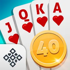 Скачать взломанную Scala 40 Online - Card Game (Скала 40 Онлайн)  [МОД Много денег] - стабильная версия apk на Андроид