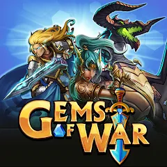 Взлом Gems of War - Match 3 RPG (Гемс оф Вар)  [МОД Unlocked] - стабильная версия apk на Андроид