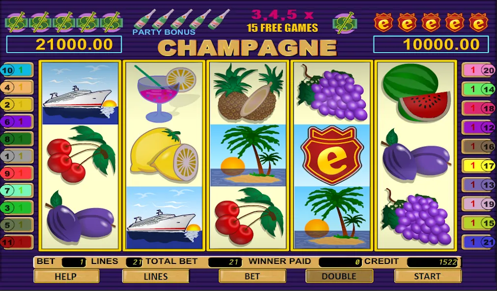 Champagne Slot (Шампанское Слот)  [МОД Бесконечные монеты] Screenshot 1