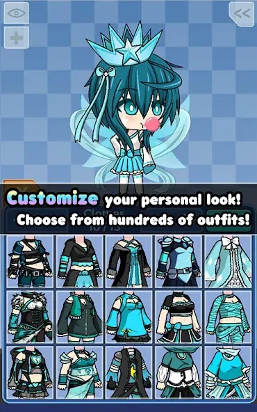 Pocket Chibi - Anime Dress Up (Покет Чиби)  [МОД Unlocked] Screenshot 5