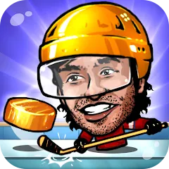 Взломанная Puppet Hockey: Pond Head  [МОД Много денег] - полная версия apk на Андроид