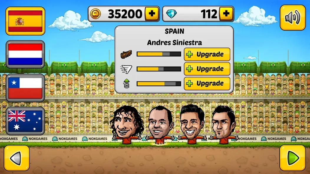 Puppet Soccer - Football  [МОД Все открыто] Screenshot 5