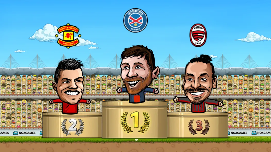 Puppet Soccer: Champs League (Паппет Соккер)  [МОД Mega Pack] Screenshot 4