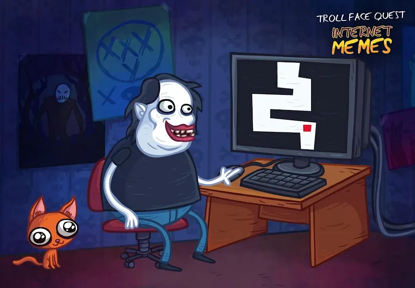 Troll Face Quest Internet Meme (Тролль Фейс Квест Интернет Мем)  [МОД Mega Pack] Screenshot 1