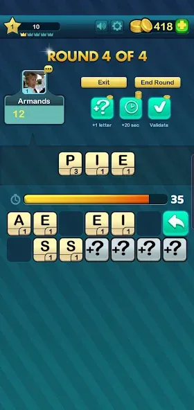 Word Battle (Уорд Баттл)  [МОД Бесконечные деньги] Screenshot 2