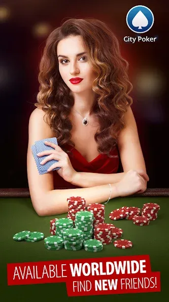 City Poker: Holdem, Omaha (Сити Покер)  [МОД Menu] Screenshot 1