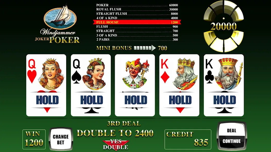 Windjammer Poker (Уиндджаммер Покер)  [МОД Бесконечные монеты] Screenshot 2