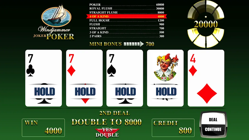 Windjammer Poker (Уиндджаммер Покер)  [МОД Бесконечные монеты] Screenshot 3