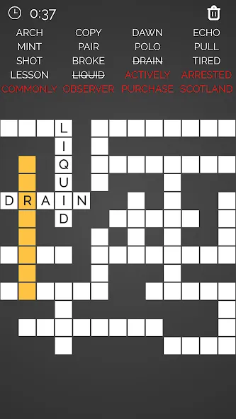 Crossword : Word Fill  [МОД Много монет] Screenshot 4