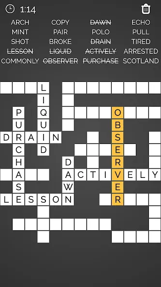 Crossword : Word Fill  [МОД Много монет] Screenshot 5