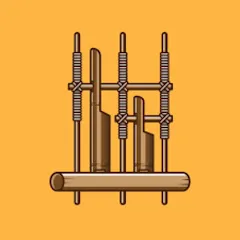 Взлом Angklung Instrument (Ангклунг инструмент)  [МОД Menu] - последняя версия apk на Андроид