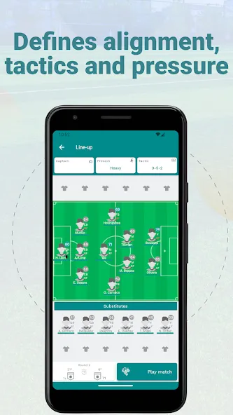 Superkickoff - Soccer manager (уперкикофф)  [МОД Меню] Screenshot 5