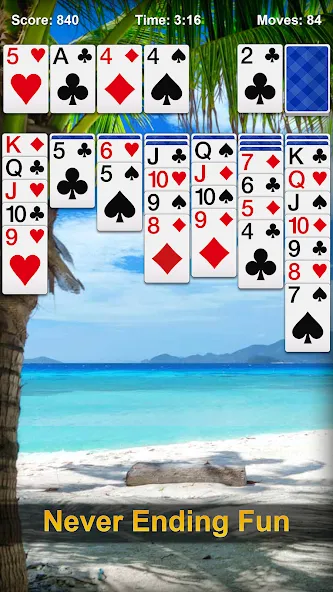 Solitaire - Classic Card Games  [МОД Много монет] Screenshot 4