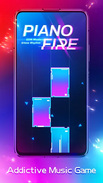 Piano Fire: Edm Music & Piano (Пиано Файр)  [МОД Бесконечные деньги] Screenshot 1