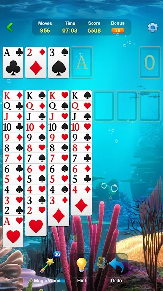 Solitaire - Classic Card Games  [МОД Меню] Screenshot 2