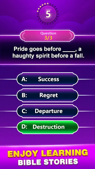 Bible Trivia - Word Quiz Game (Библейская викторина)  [МОД Бесконечные монеты] Screenshot 4
