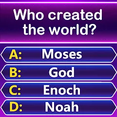 Взлом Bible Trivia - Word Quiz Game (Библейская викторина)  [МОД Бесконечные монеты] - последняя версия apk на Андроид