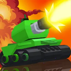 Скачать взломанную Super Tank Hero (Танковые сражения )  [МОД Много монет] - последняя версия apk на Андроид