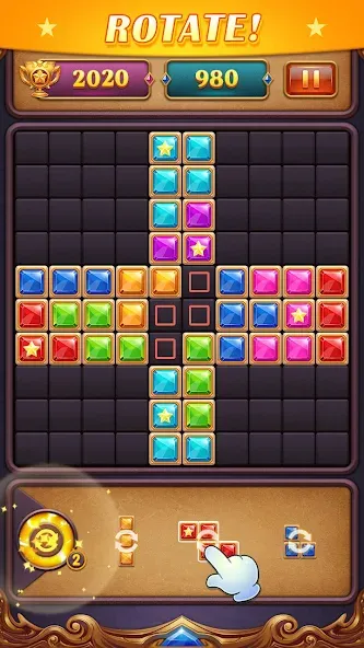 Block Puzzle: Diamond Star  [МОД Все открыто] Screenshot 5