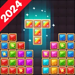 Скачать взломанную Block Puzzle: Diamond Star  [МОД Все открыто] - последняя версия apk на Андроид