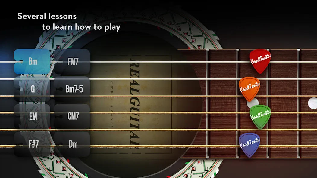 Real Guitar: lessons & chords (Реал Гитар)  [МОД Unlocked] Screenshot 2