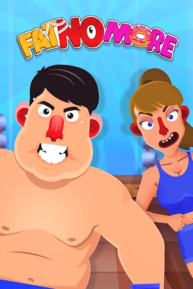 Fat No More: Sports Gym Game! (Фэт Но Море)  [МОД Unlimited Money] Screenshot 5