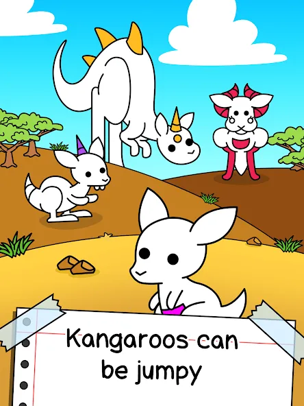 Kangaroo Evolution: Simulator (Кенгуру Эволюция)  [МОД Unlimited Money] Screenshot 5