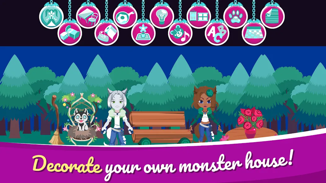 My Monster House: Doll Games (Май Монстер Хаус)  [МОД Меню] Screenshot 1