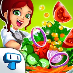 Взломанная My Salad Bar: Veggie Food Game (Мой салатбар)  [МОД Меню] - стабильная версия apk на Андроид