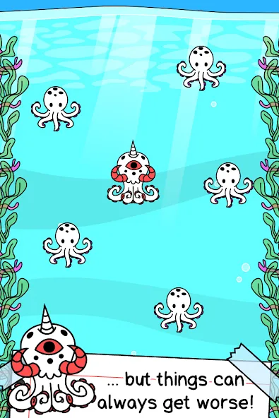 Octopus Evolution: Idle Game (Октопус Эволюция)  [МОД Menu] Screenshot 2