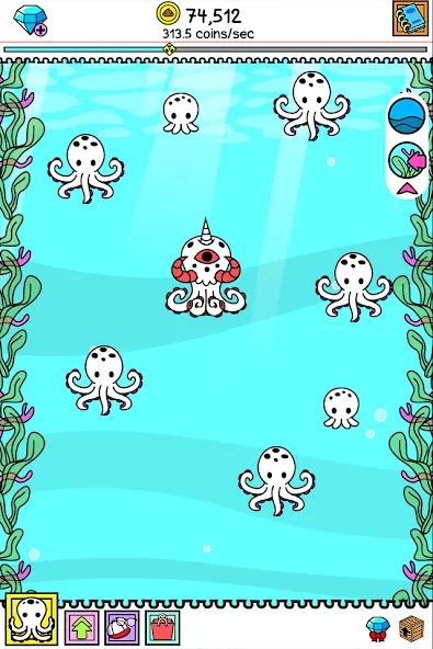 Octopus Evolution: Idle Game (Октопус Эволюция)  [МОД Menu] Screenshot 5