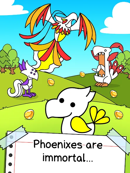 Phoenix Evolution: Idle Merge (Финикс Эволюция)  [МОД Много денег] Screenshot 5