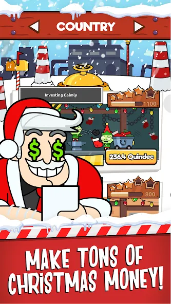 Santa’s Capitalist Factory  [МОД Много монет] Screenshot 2