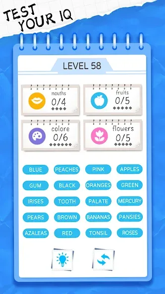 Word Sort: Association Connect (Соннект Колорс)  [МОД Много монет] Screenshot 5