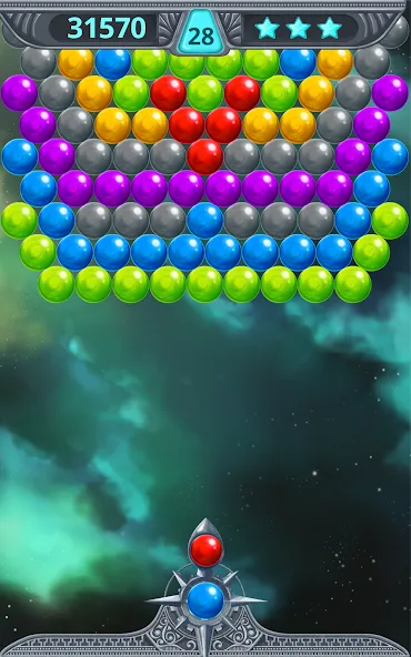 Bubble Shooter Space (Бубль шутер спейс)  [МОД Unlimited Money] Screenshot 5