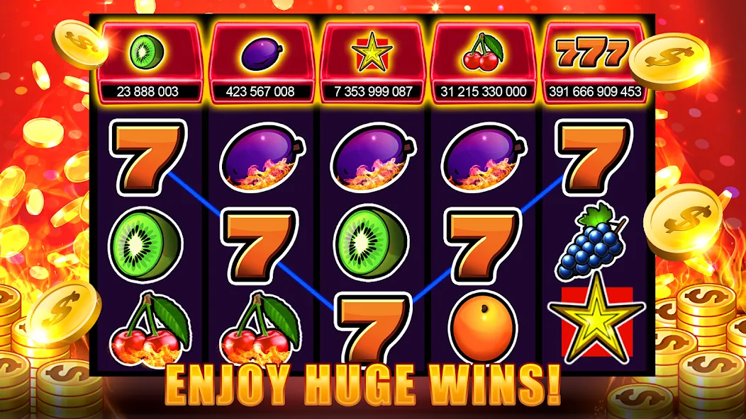 Slots 777 - Slot Machine Games  [МОД Много денег] Screenshot 2