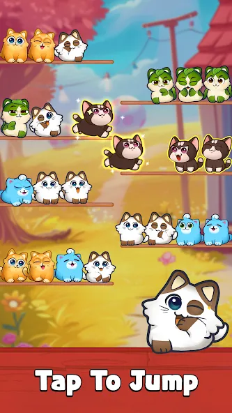 Cat Sort Puzzle: Cute Pet Game  [МОД Много денег] Screenshot 2