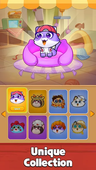 Cat Sort Puzzle: Cute Pet Game  [МОД Много денег] Screenshot 5