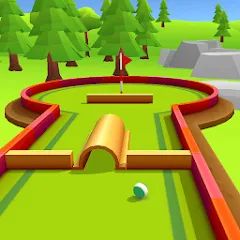 Взломанная Mini Golf Game - Putt Putt 3D (Мини Гольф Челлендж)  [МОД Unlimited Money] - стабильная версия apk на Андроид