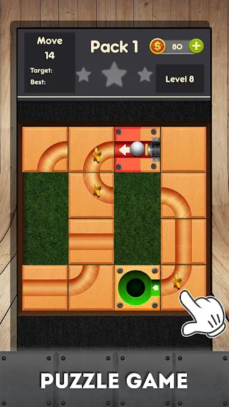 Rolling ball - slide puzzle  [МОД Меню] Screenshot 4