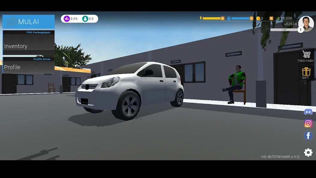 Taxi Online Simulator ID (Такси онлайн симулятор )  [МОД Бесконечные деньги] Screenshot 5