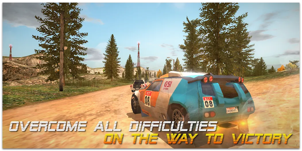 Xtreme Rally Driver HD (Экстримальный Ралли Пилот )  [МОД Бесконечные деньги] Screenshot 3