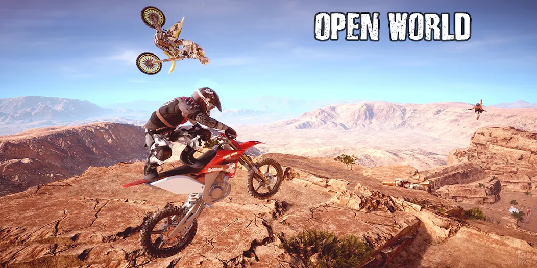 Dirt MX Bikes KTM Motocross 3D (Дирт МХ Байкс КТМ Мотокросс 3Д)  [МОД Меню] Screenshot 1