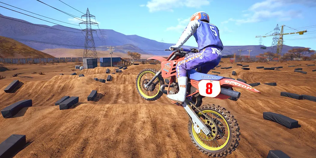 Dirt MX Bikes KTM Motocross 3D (Дирт МХ Байкс КТМ Мотокросс 3Д)  [МОД Меню] Screenshot 3