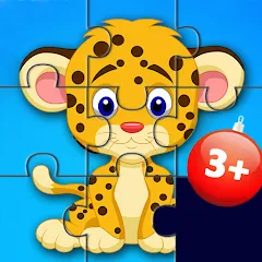 Взломанная Kids puzzles - 3 and 5 years  [МОД Unlocked] - полная версия apk на Андроид