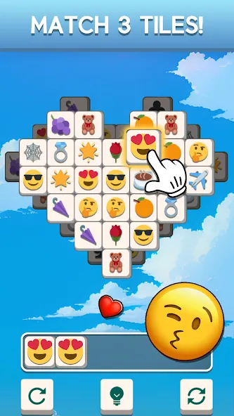 Tile Match Emoji -Triple Tile (Тил Матч Эмоджи)  [МОД Unlocked] Screenshot 2