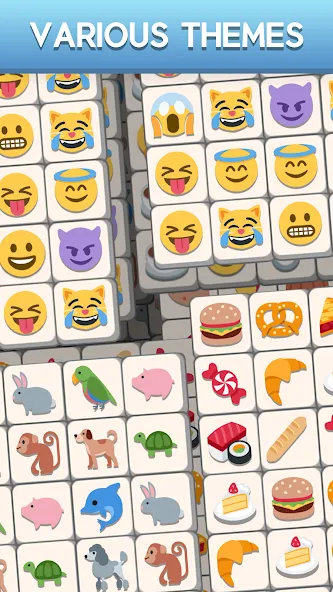 Tile Match Emoji -Triple Tile (Тил Матч Эмоджи)  [МОД Unlocked] Screenshot 4