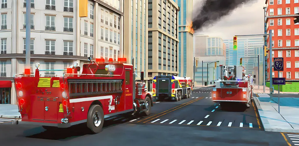 Real Firefighter 3D Simulator (Реальный Пожарник 3D Симулятор)  [МОД Много монет] Screenshot 3